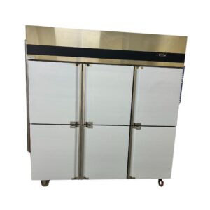 6 DOOR UPRIGHT STAINLESS STEEL CHILLER/FREEZER